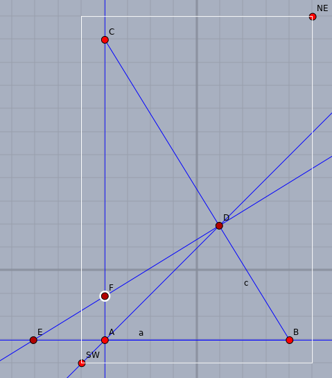 直角三角形に内接する2等円の作図